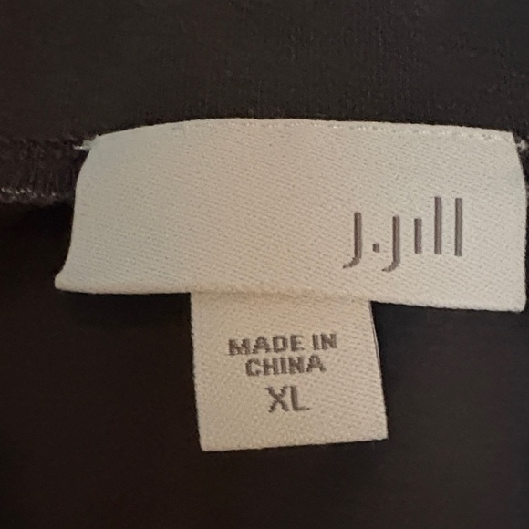 J. Jill Charcoal Gray Floral Pencil Skirt - Picture 3 of 6